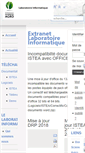 Mobile Screenshot of laboinfonet.enitab.fr