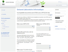 Tablet Screenshot of laboinfonet.enitab.fr